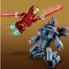LEGO IRON MAN & WAR MACHINE VS. HAMMER DRONES