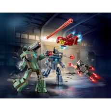 LEGO IRON MAN & WAR MACHINE VS. HAMMER DRONES