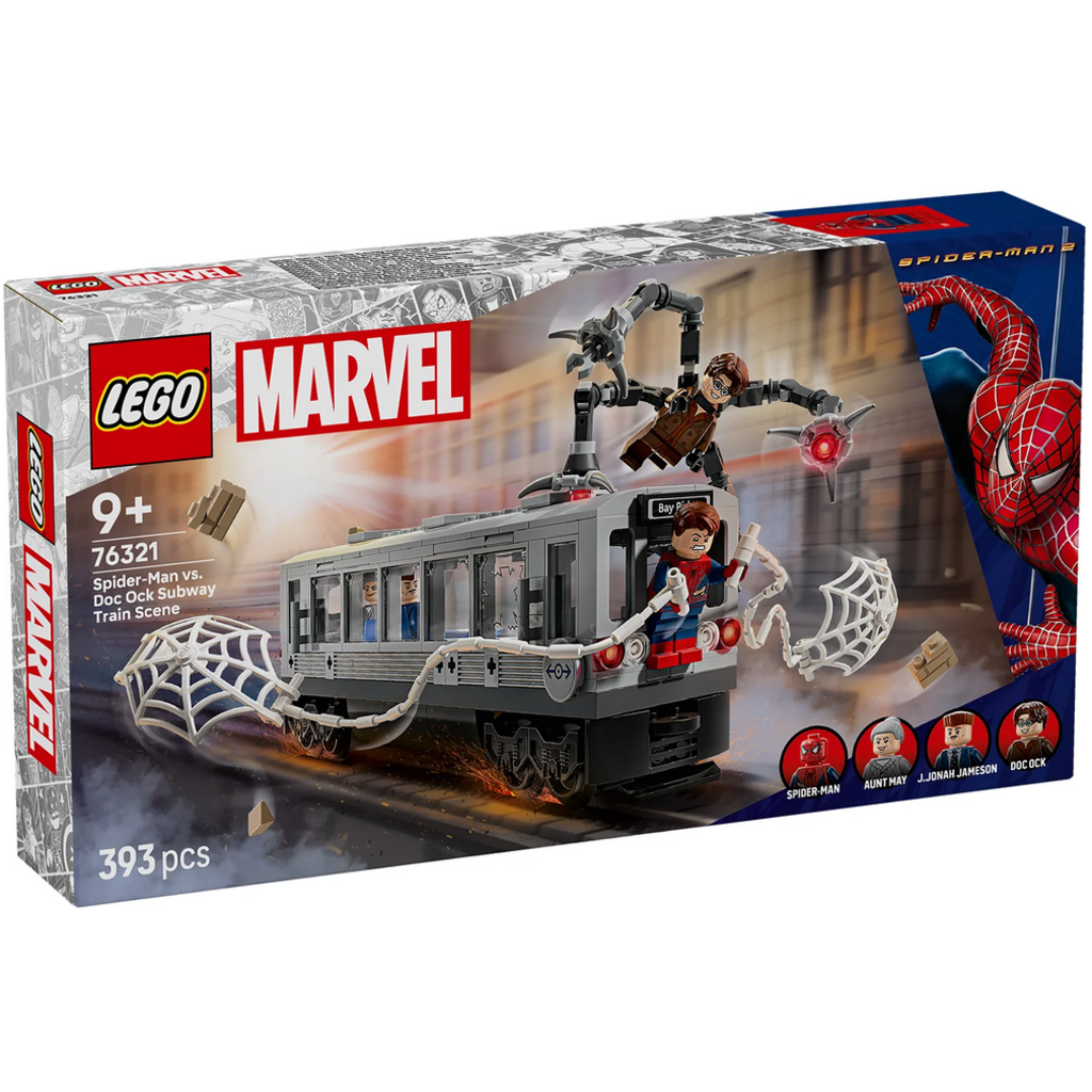 LEGO SPIDER-MAN VS. DOC OCK SUBWAY TRAIN SCENE