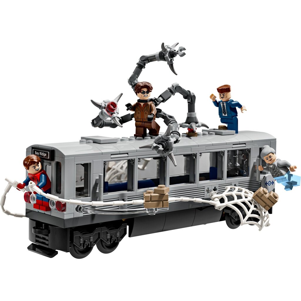 LEGO SPIDER-MAN VS. DOC OCK SUBWAY TRAIN SCENE