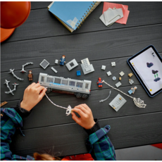 LEGO SPIDER-MAN VS. DOC OCK SUBWAY TRAIN SCENE