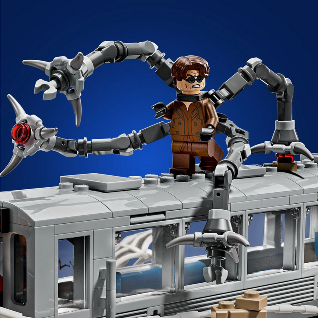 LEGO SPIDER-MAN VS. DOC OCK SUBWAY TRAIN SCENE