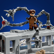 LEGO SPIDER-MAN VS. DOC OCK SUBWAY TRAIN SCENE