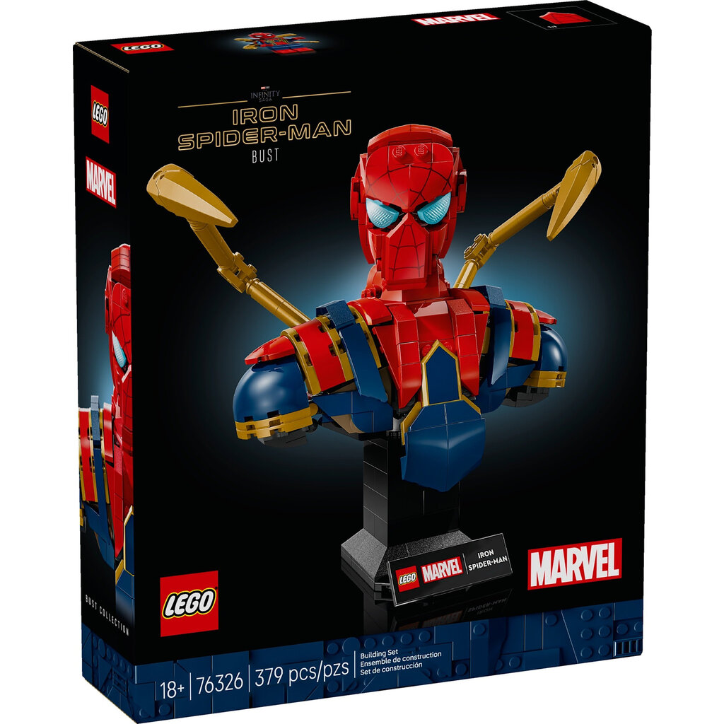 LEGO IRON SPIDER-MAN BUST