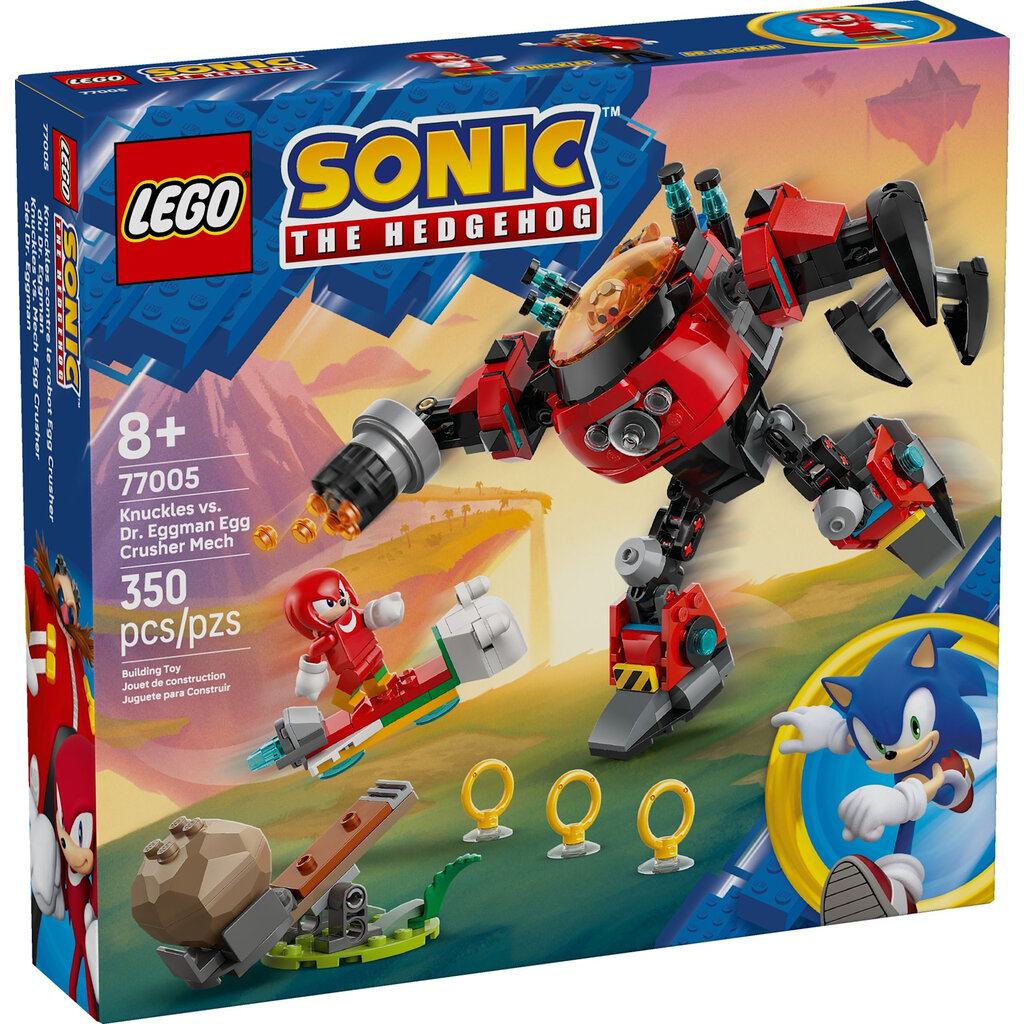 LEGO KNUCKLES VS. DR EGGMAN EGG CRUSHER MECH