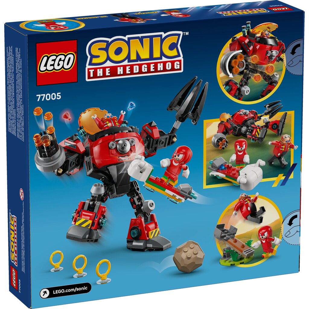 LEGO KNUCKLES VS. DR EGGMAN EGG CRUSHER MECH