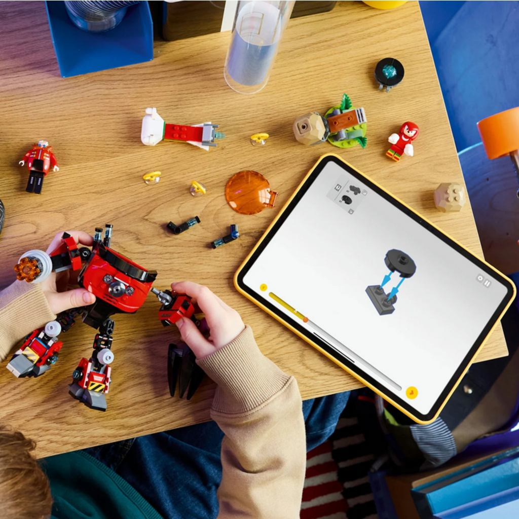 LEGO KNUCKLES VS. DR EGGMAN EGG CRUSHER MECH