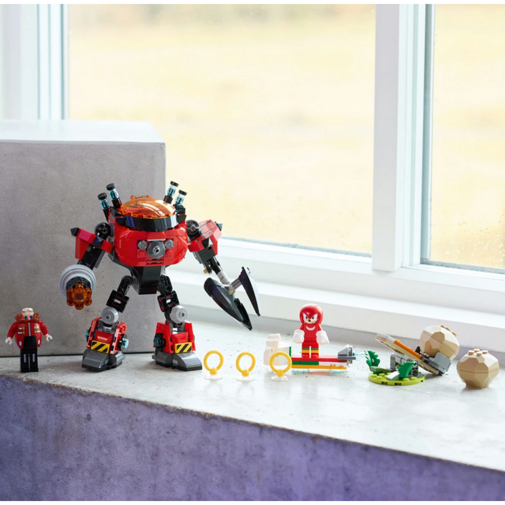 LEGO KNUCKLES VS. DR EGGMAN EGG CRUSHER MECH