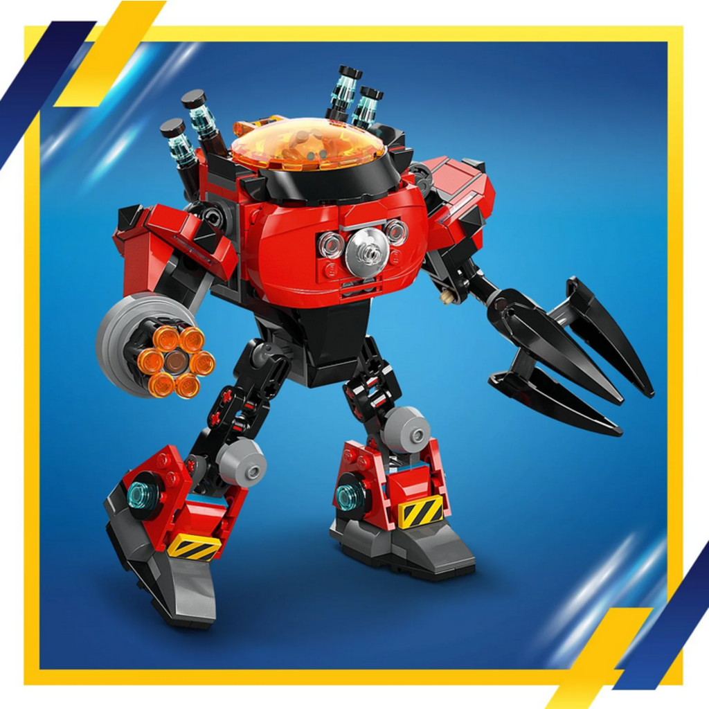 LEGO KNUCKLES VS. DR EGGMAN EGG CRUSHER MECH