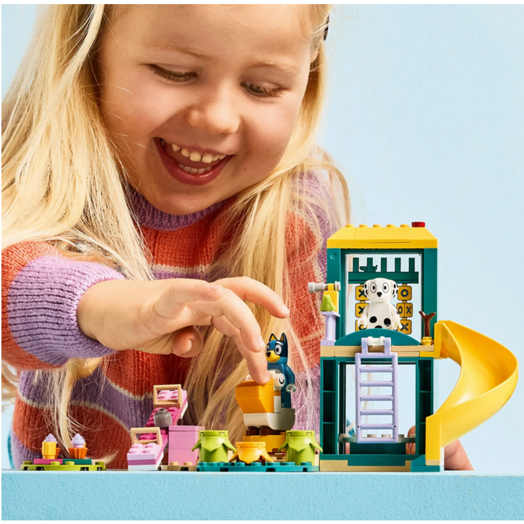 LEGO PLAYGROUND FUN WITH BLUEY AND CHLOE