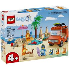 LEGO BLUEY'S BEACH & FAMILY CAR TRIP