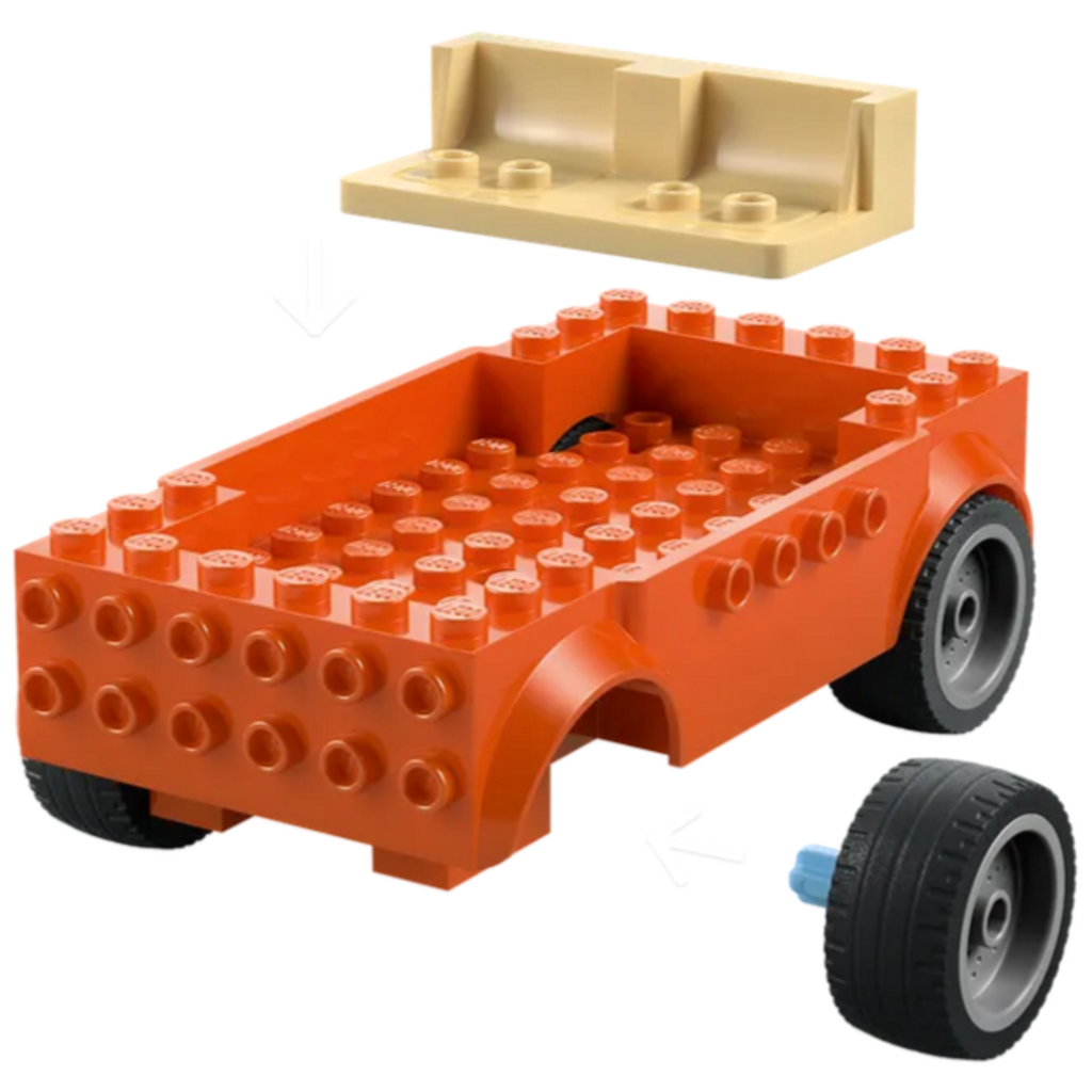 LEGO BLUEY'S BEACH & FAMILY CAR TRIP