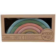 WONDER & WISE RAINBOW NESTING BLOCKS