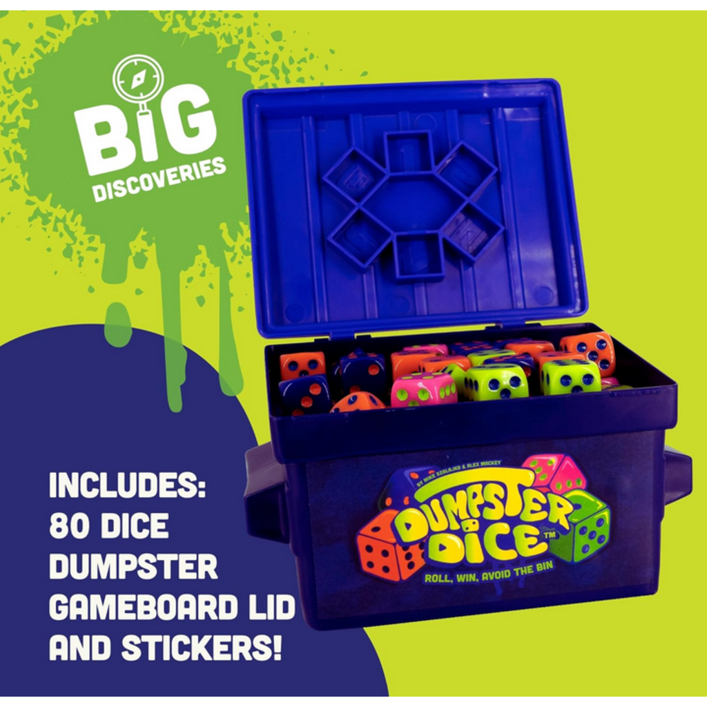 BIG DISCOVERIES DUMPSTER DICE GAME