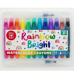 DO A DOT ART! RAINBOW BRIGHT WATERCOLOR CRAYONS