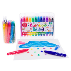 DO A DOT ART! RAINBOW BRIGHT WATERCOLOR CRAYONS