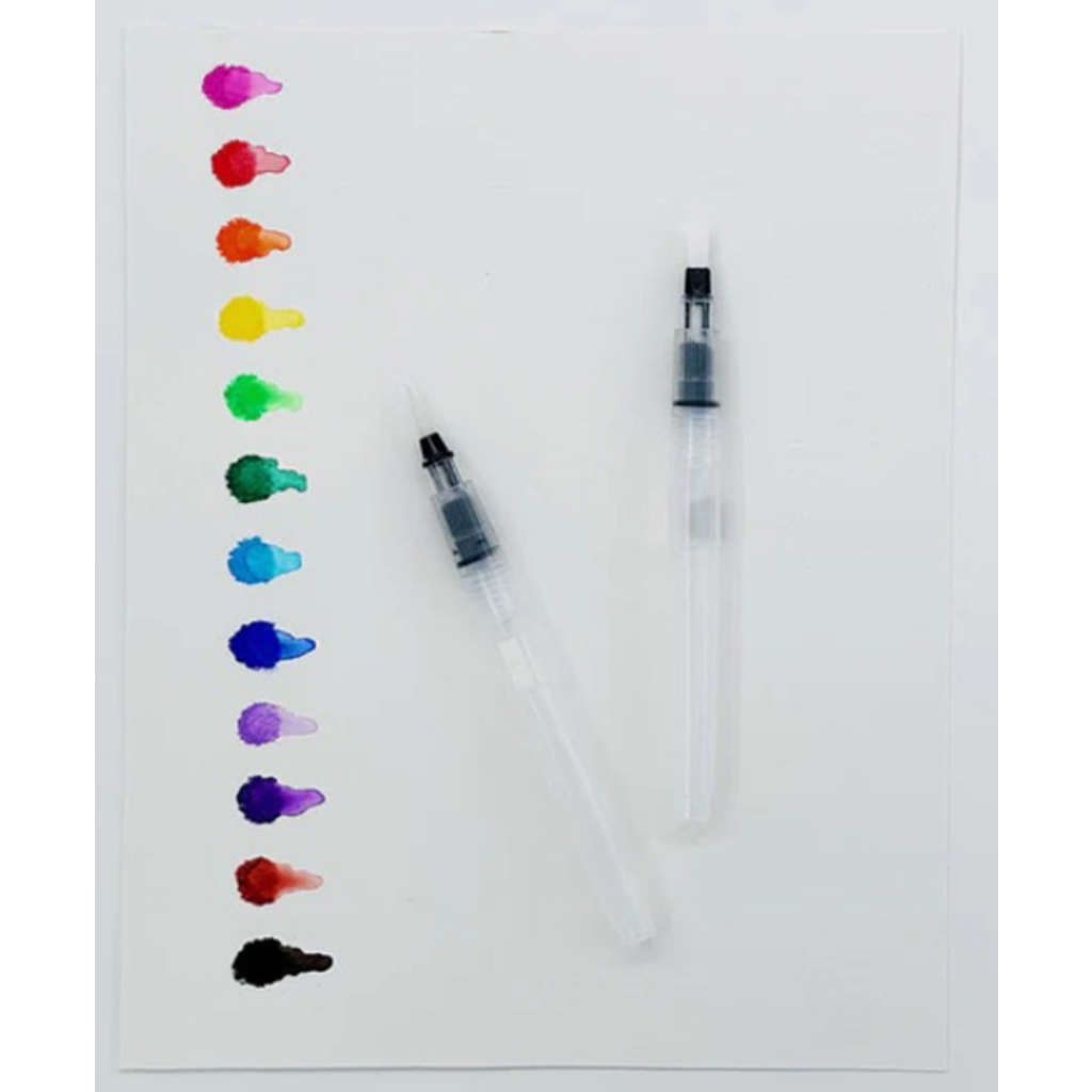 DO A DOT ART! RAINBOW BRIGHT WATERCOLOR CRAYONS