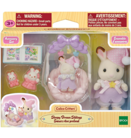 CALICO CRITTERS SLEEPY DREAM SIBLINGS CALICO CRITTERS