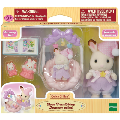 CALICO CRITTERS SLEEPY DREAM SIBLINGS CALICO CRITTERS