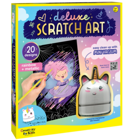 CREATIVITY FOR KIDS DELUXE SCRATCH ART WITH VACUUM