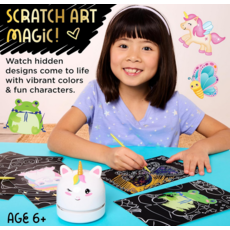 CREATIVITY FOR KIDS DELUXE SCRATCH ART WITH VACUUM