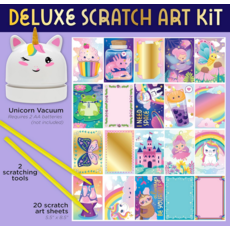 CREATIVITY FOR KIDS DELUXE SCRATCH ART WITH VACUUM