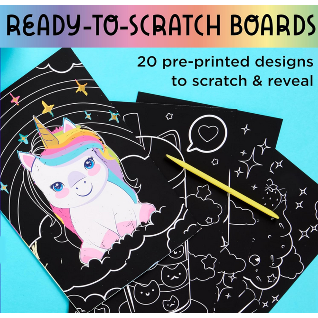 CREATIVITY FOR KIDS DELUXE SCRATCH ART WITH VACUUM