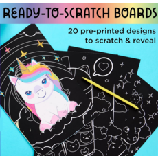 CREATIVITY FOR KIDS DELUXE SCRATCH ART WITH VACUUM