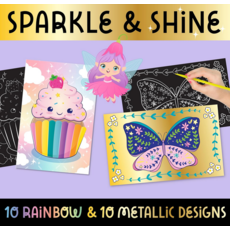 CREATIVITY FOR KIDS DELUXE SCRATCH ART WITH VACUUM