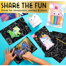 CREATIVITY FOR KIDS DELUXE SCRATCH ART WITH VACUUM