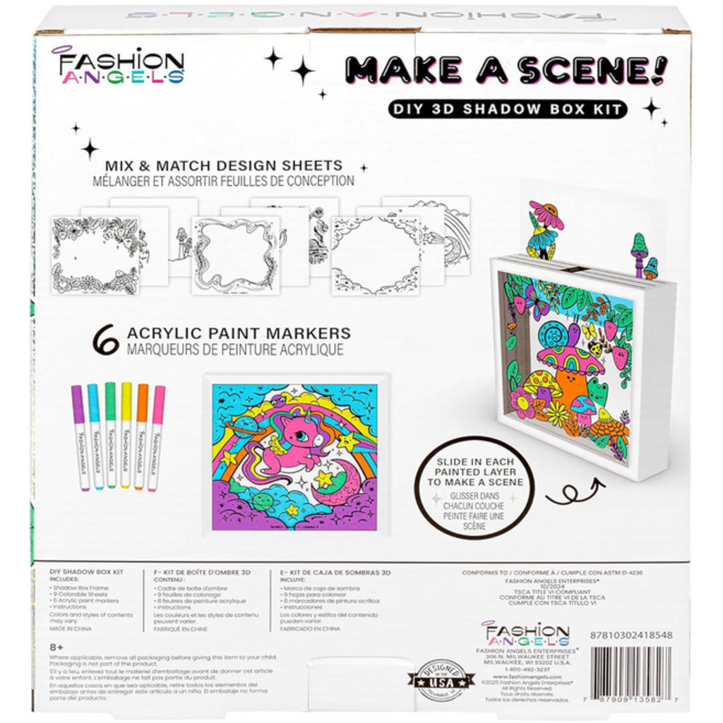 FASHION ANGELS DIY 3D SHADOW BOX KIT