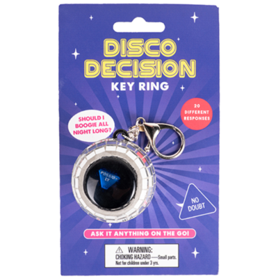 FIZZ CREATIONS DISCO DECISION KEY RING