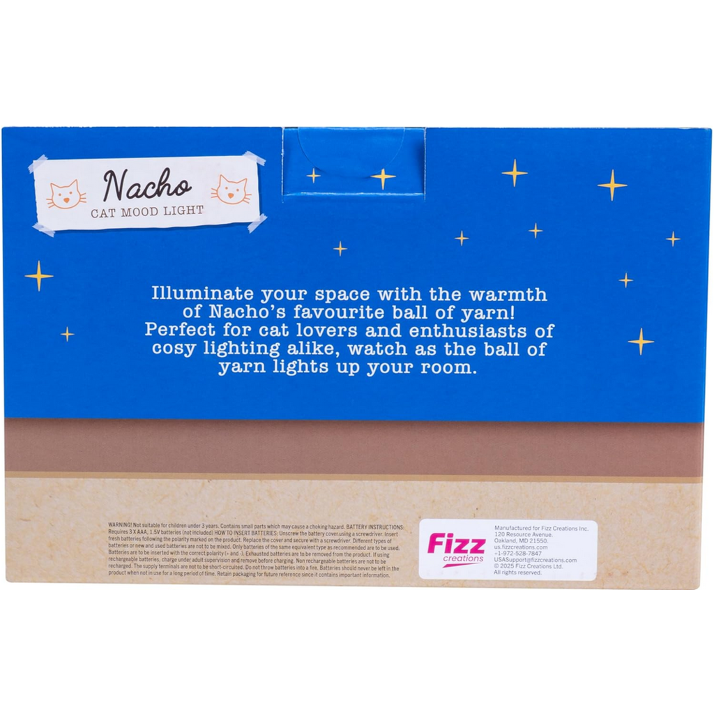 FIZZ CREATIONS NACHO CAT MOOD LIGHT