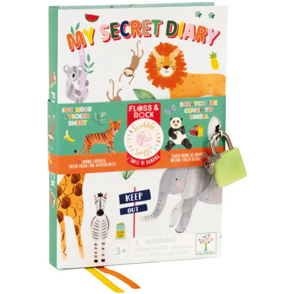 FLOSS & ROCK MY SECRET SCENTED DIARY JUNGLE