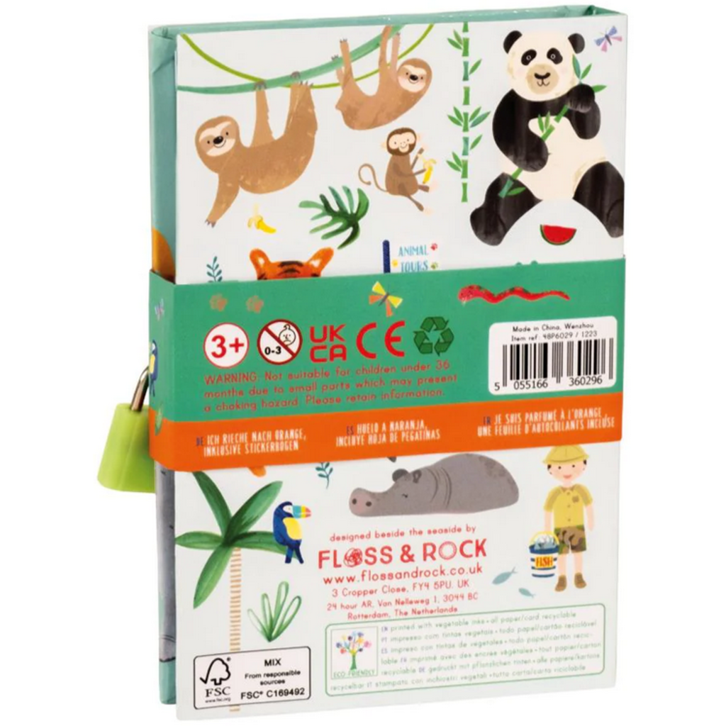 FLOSS & ROCK MY SECRET SCENTED DIARY JUNGLE