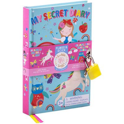 FLOSS & ROCK MY SECRET SCENTED DIARY RAINBOW FAIRY