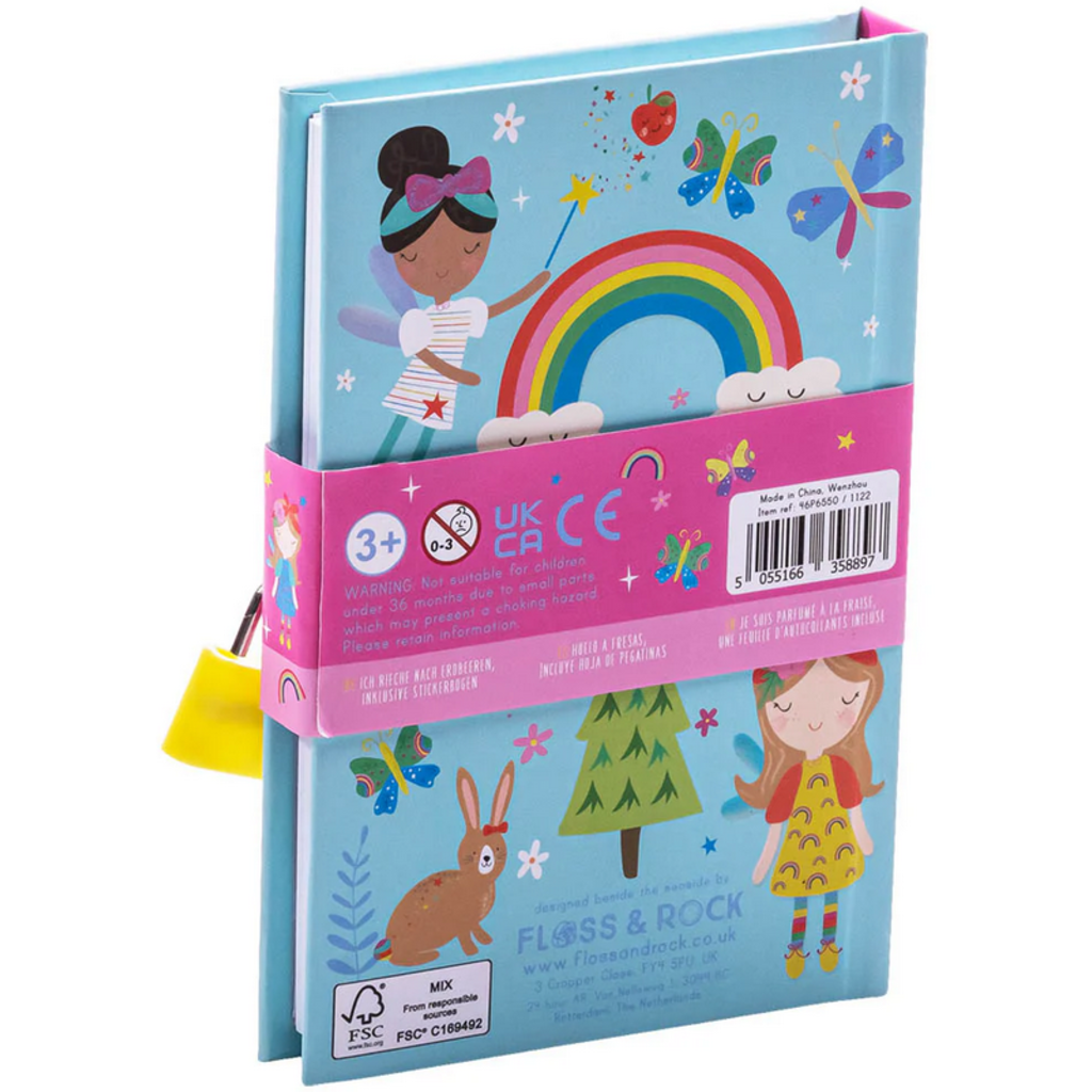 FLOSS & ROCK MY SECRET SCENTED DIARY RAINBOW FAIRY