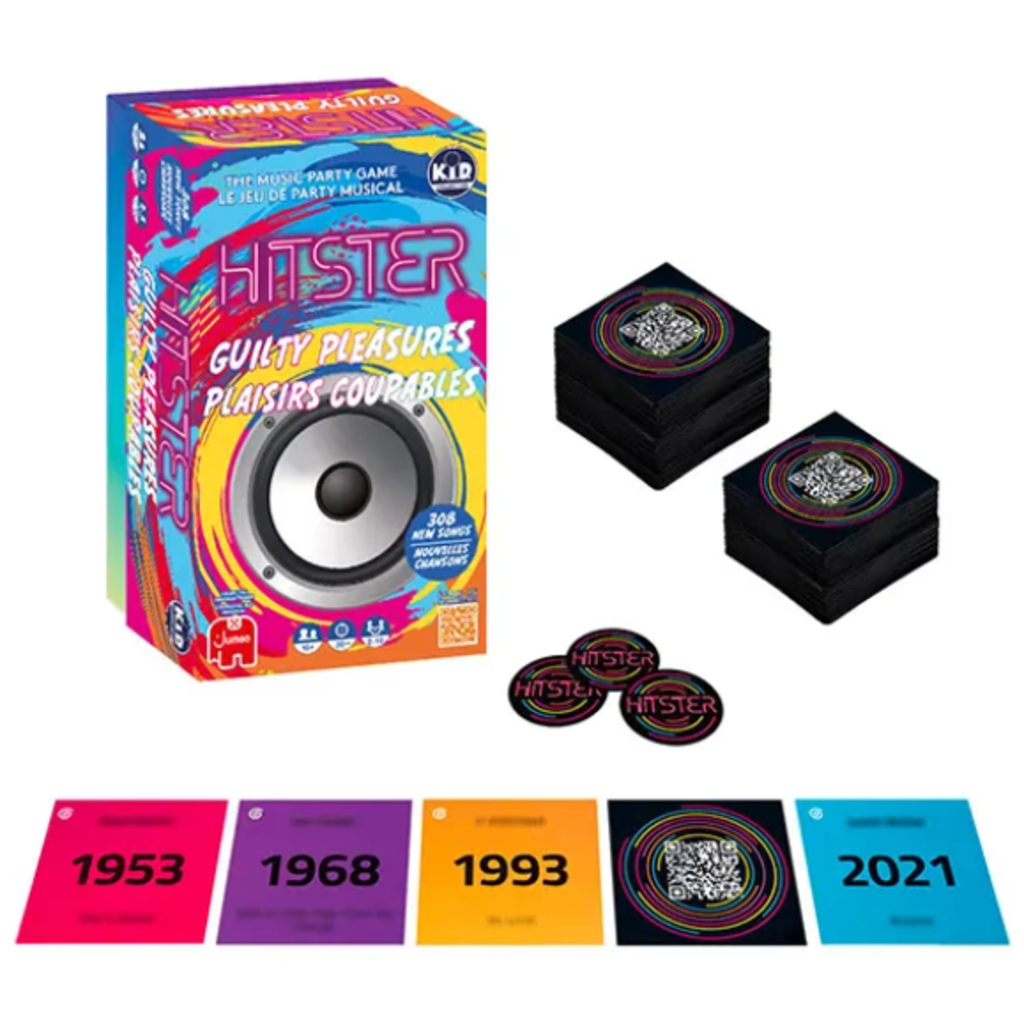 HITSTER GUILTY PLEASURE MUSIC PARTY GAME