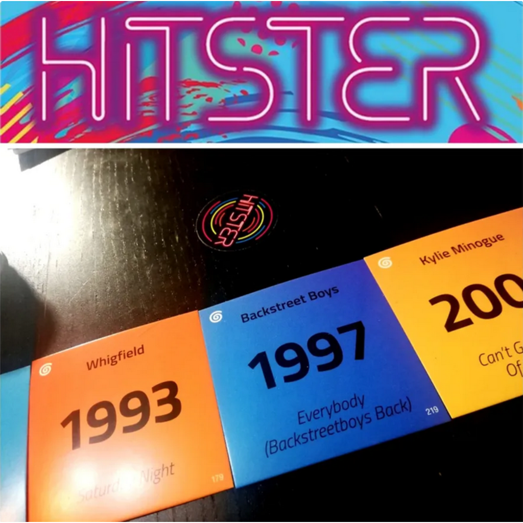 HITSTER GUILTY PLEASURE MUSIC PARTY GAME