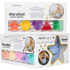 GLO PALS NARWHAL SHAPE SORTER