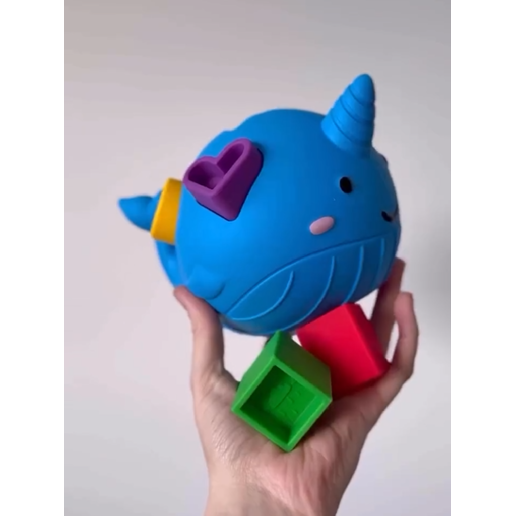 GLO PALS NARWHAL SHAPE SORTER