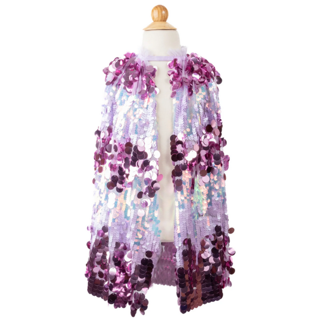 GREAT PRETENDERS 5th AVENUE PURPLE PAILETTE CAPE