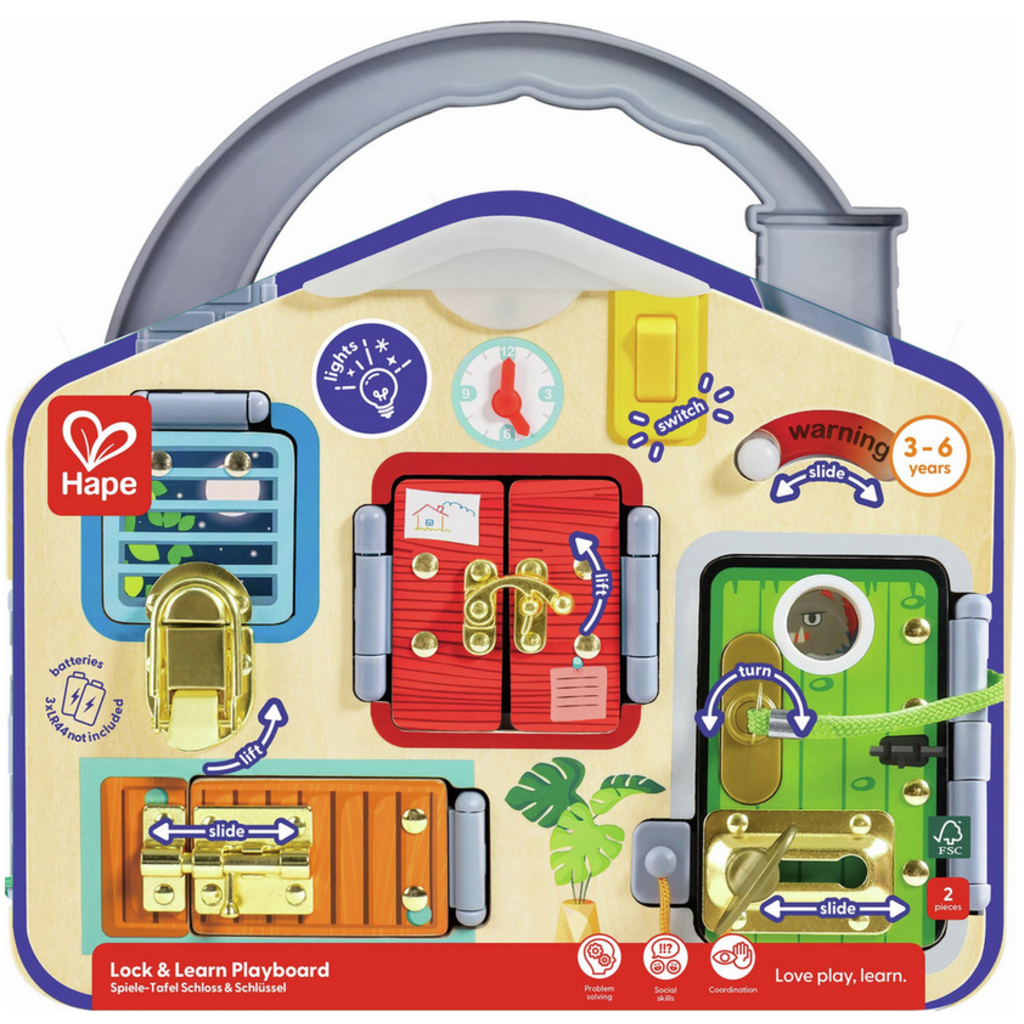 HAPE LOCK & LEARN PLAYBOARD