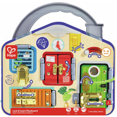 HAPE LOCK & LEARN PLAYBOARD