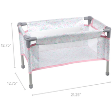 JC TOYS CRIB / PLAYPEN WITH TRAVEL BAG