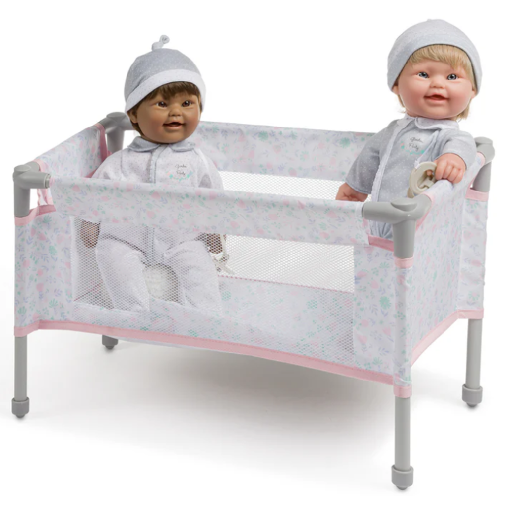 JC TOYS CRIB / PLAYPEN WITH TRAVEL BAG