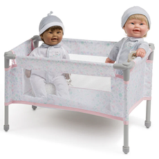 JC TOYS CRIB / PLAYPEN WITH TRAVEL BAG