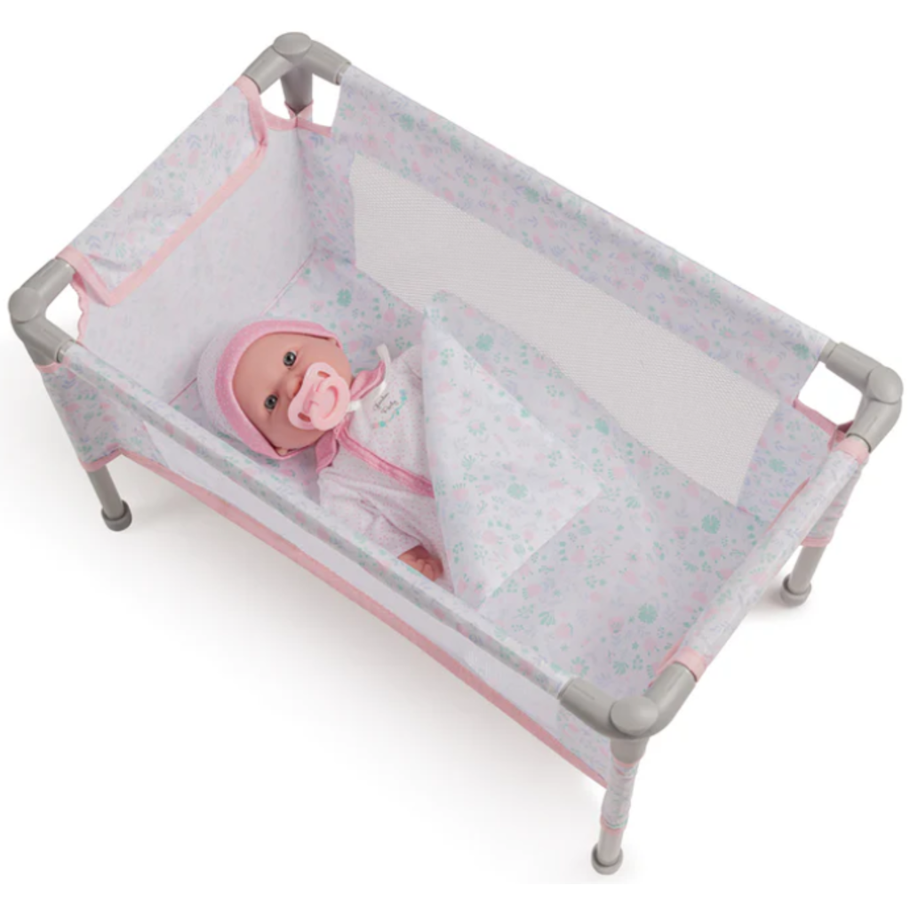 JC TOYS CRIB / PLAYPEN WITH TRAVEL BAG