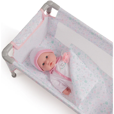 JC TOYS CRIB / PLAYPEN WITH TRAVEL BAG