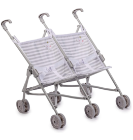 JC TOYS TWIN DOLL STROLLER
